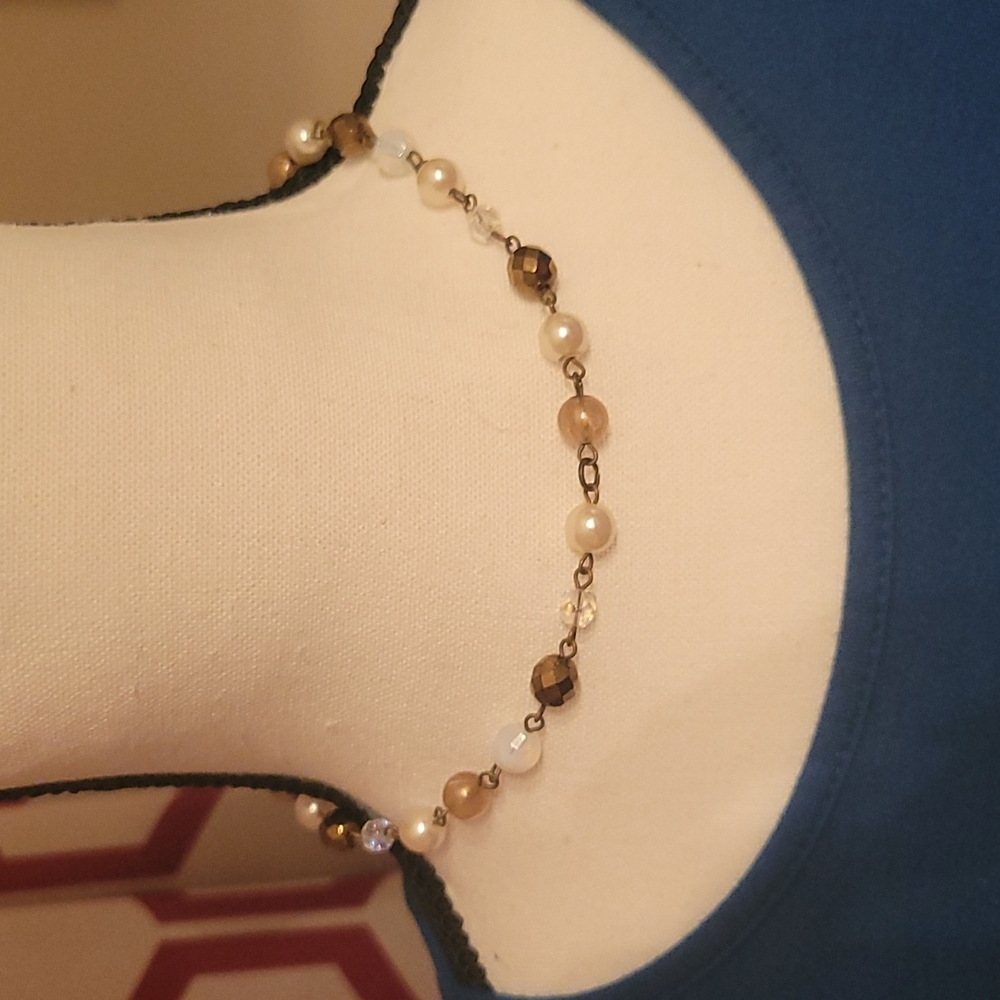 Sabika Authentic Classic Multi Color Pearl And Sa… - image 1